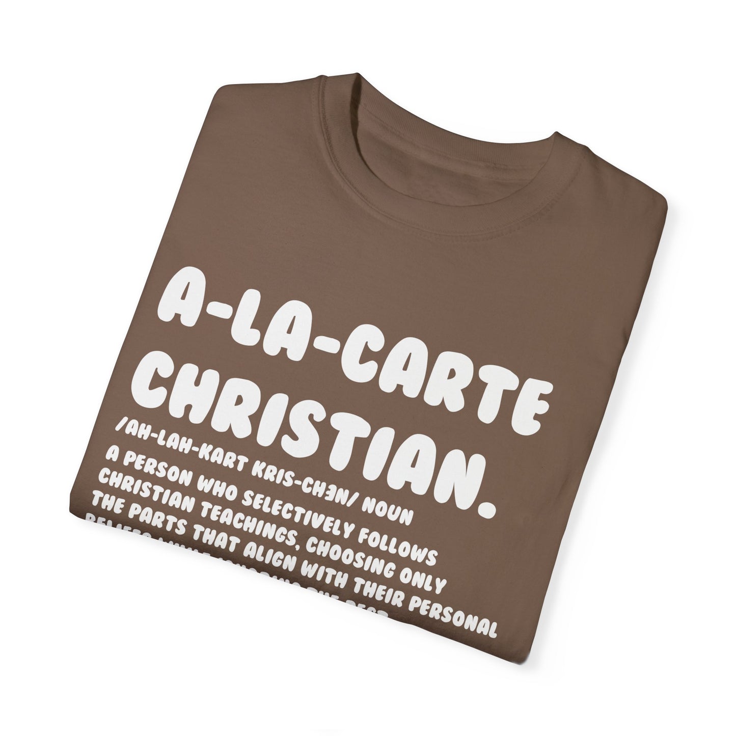 A La Carte Christian Tee - Espresso