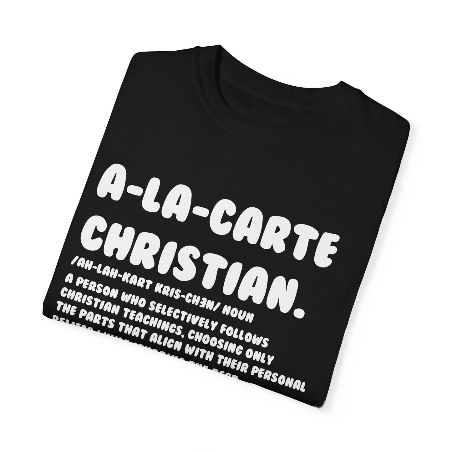 A La Carte Christian Tee - Black