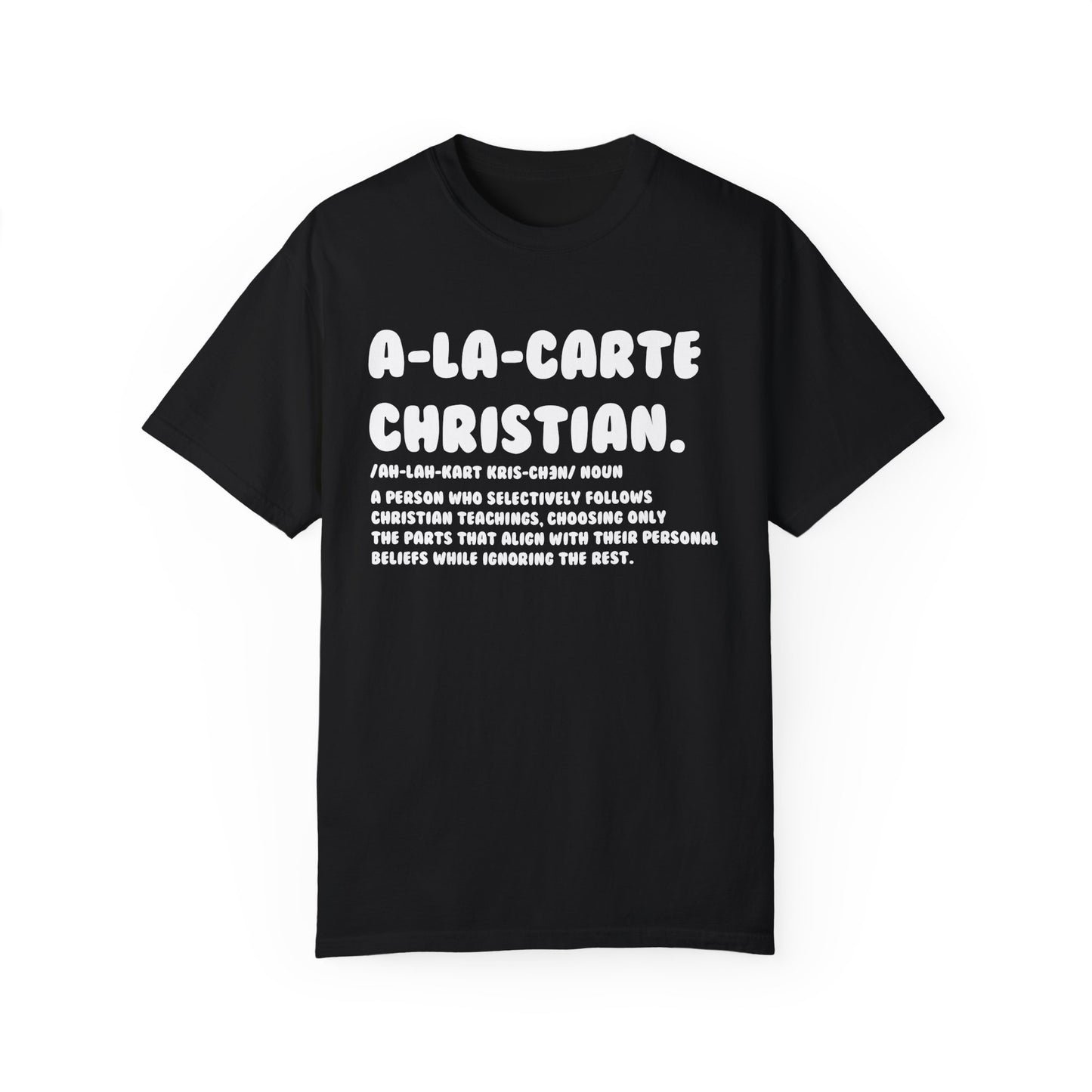 A La Carte Christian Tee - Black