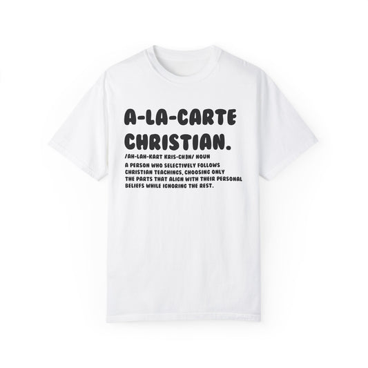 A La Carte Christian Tee - Basic White