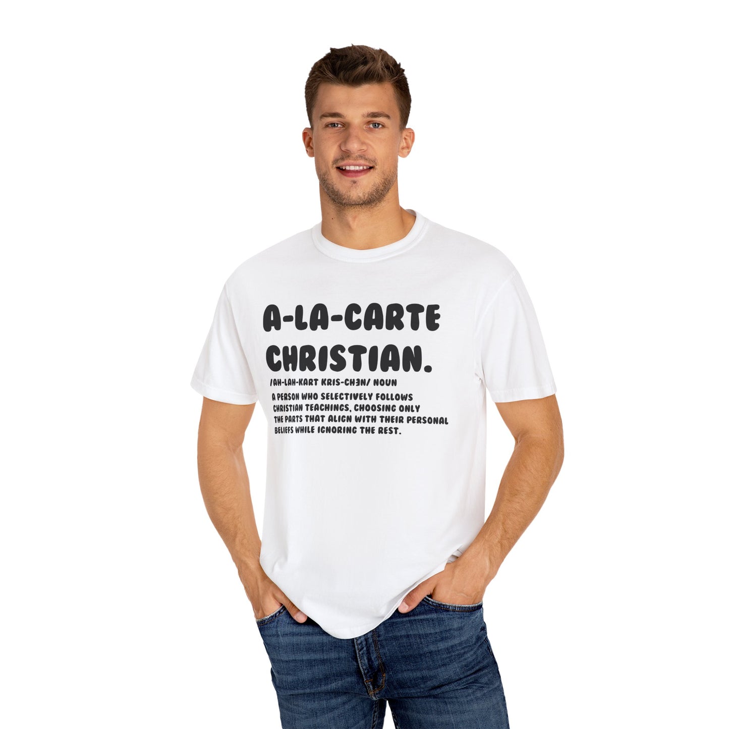 A La Carte Christian Tee - Basic White