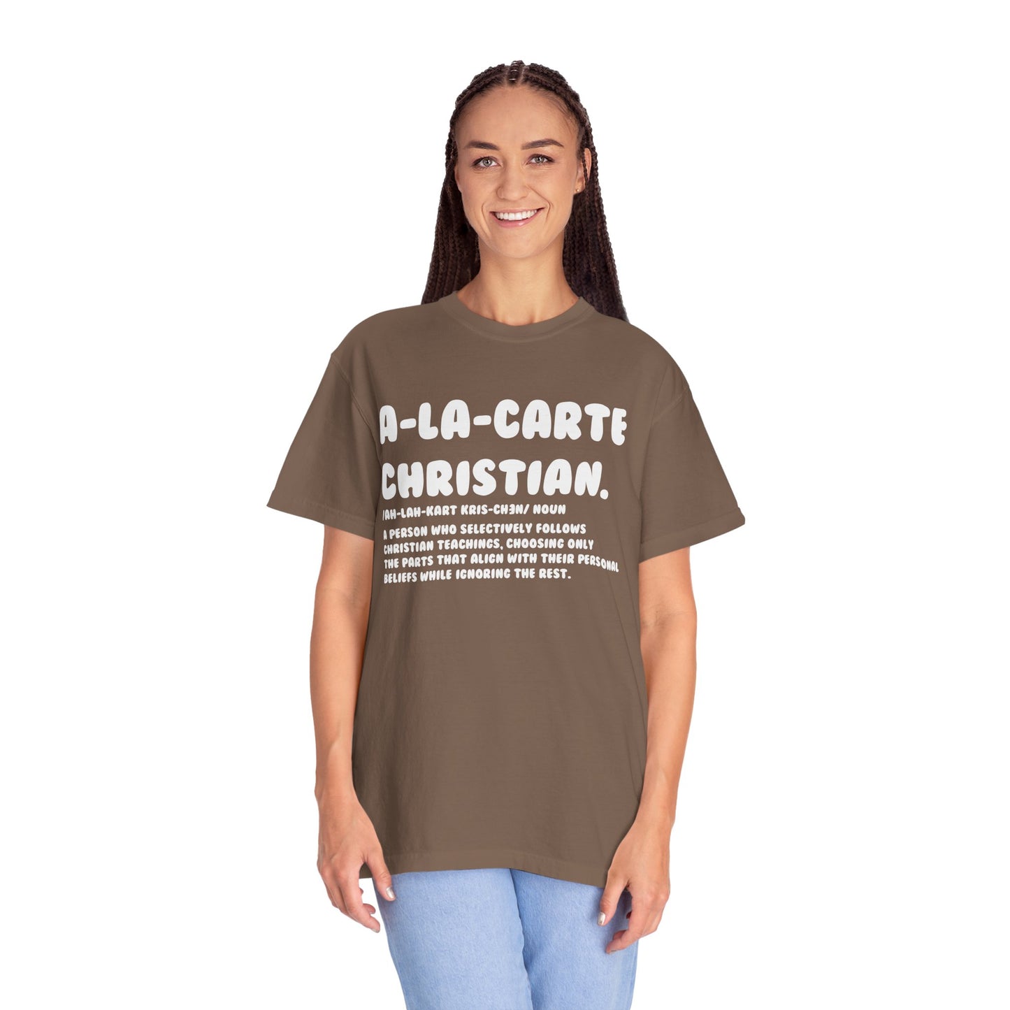 A La Carte Christian Tee - Espresso