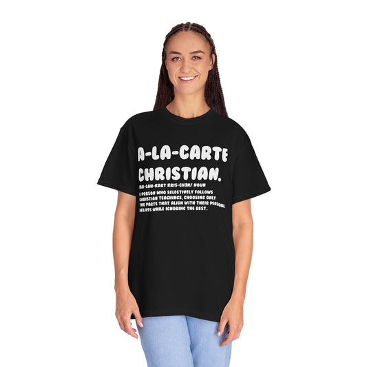 A La Carte Christian Tee - Black