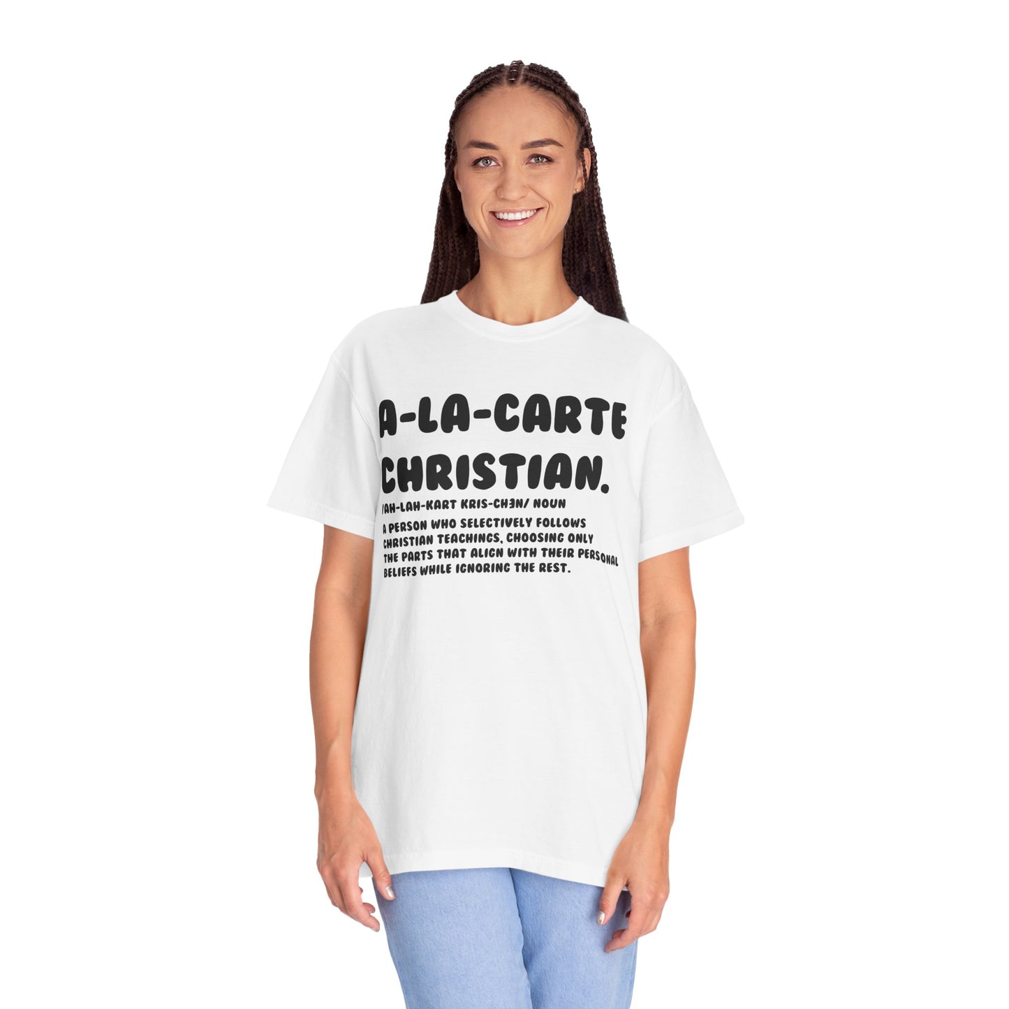 A La Carte Christian Tee - Basic White