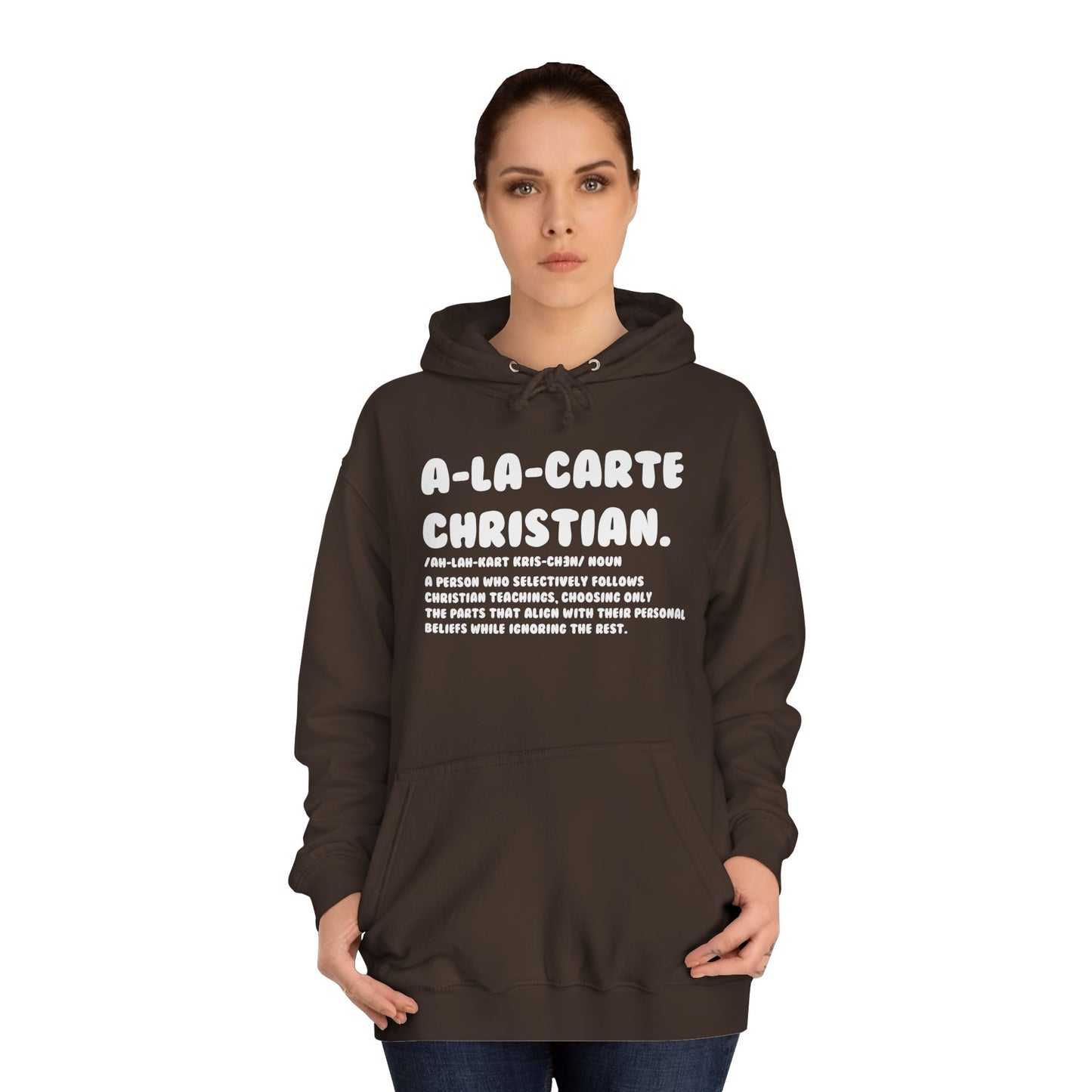 A La Carte Christian Hoodie - Hot Chocolate