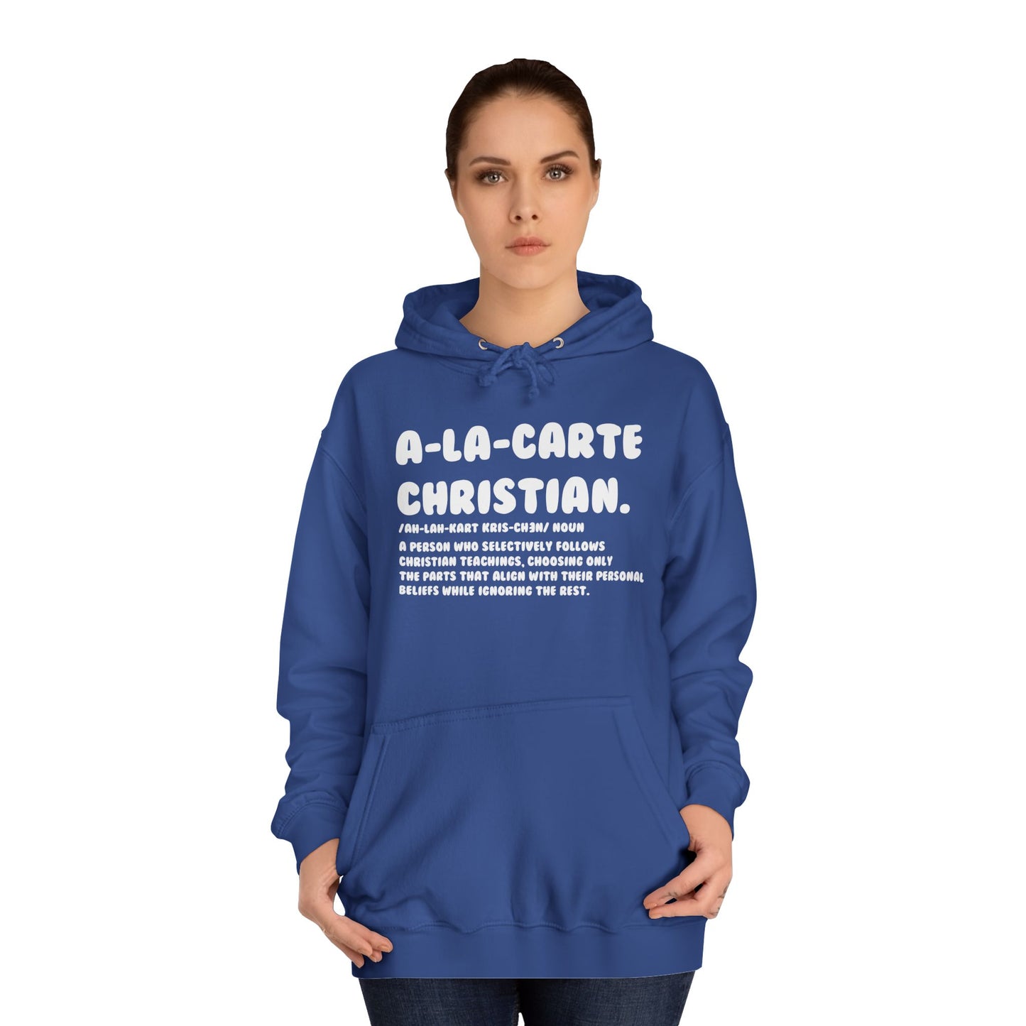 A La Carte Christian Hoodie - Royal Blue