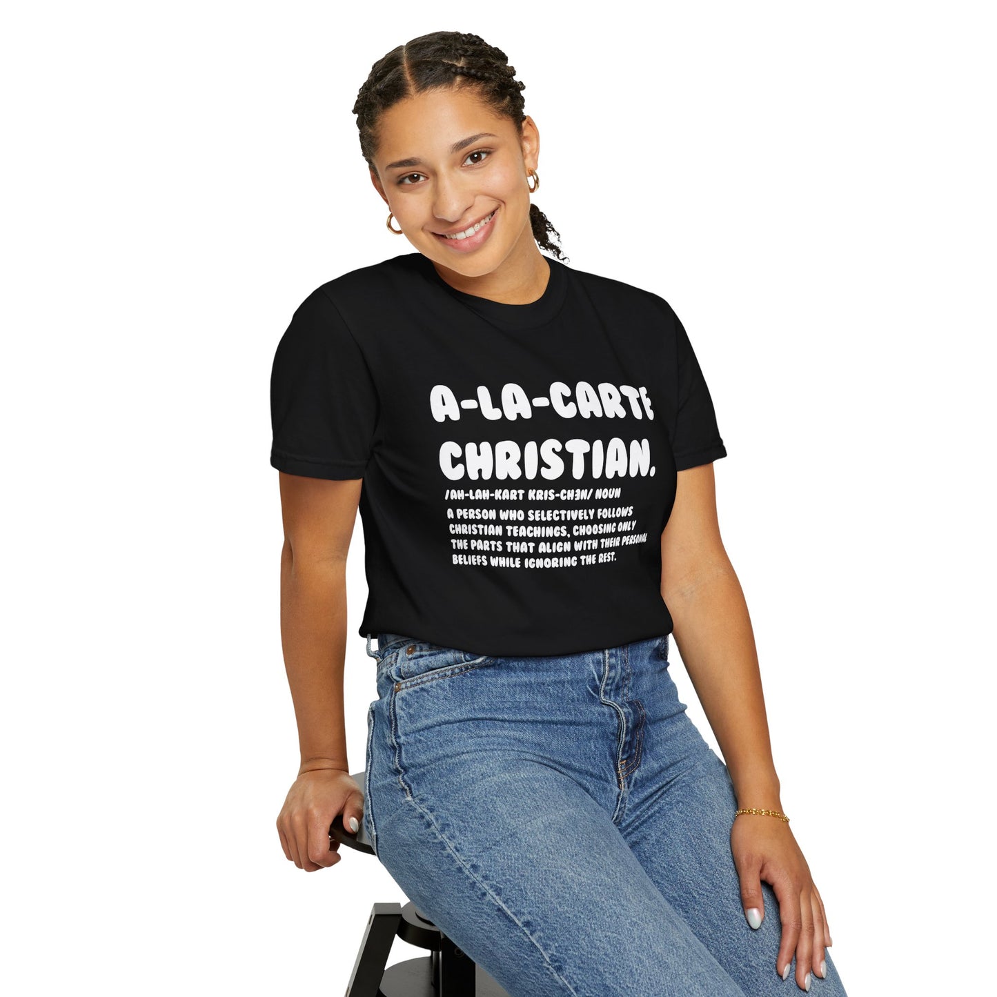 A La Carte Christian Tee - Black