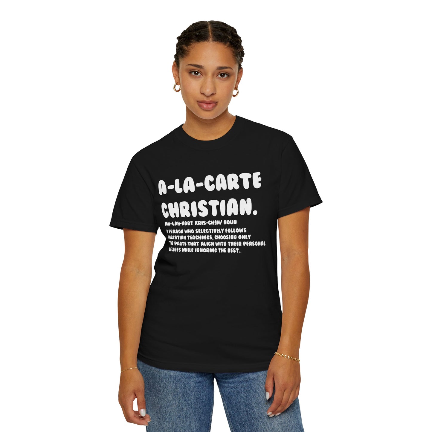 A La Carte Christian Tee - Black