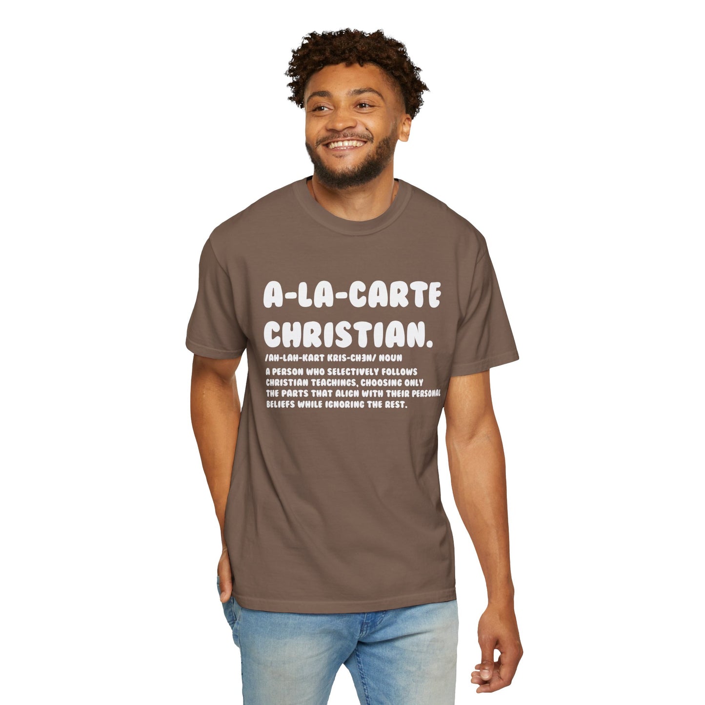 A La Carte Christian Tee - Espresso