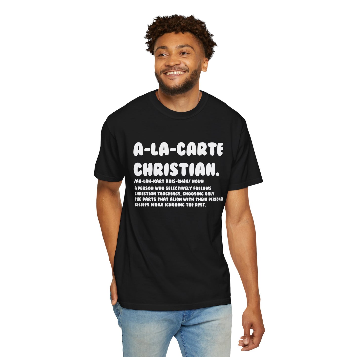 A La Carte Christian Tee - Black