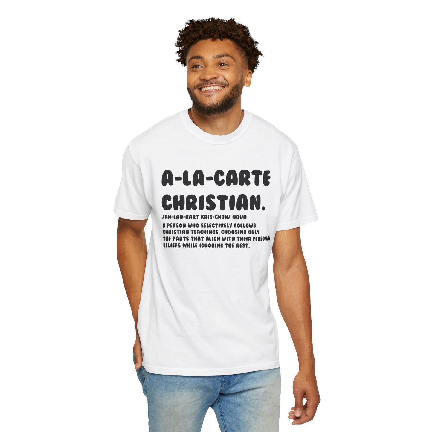 A La Carte Christian Tee - Basic White