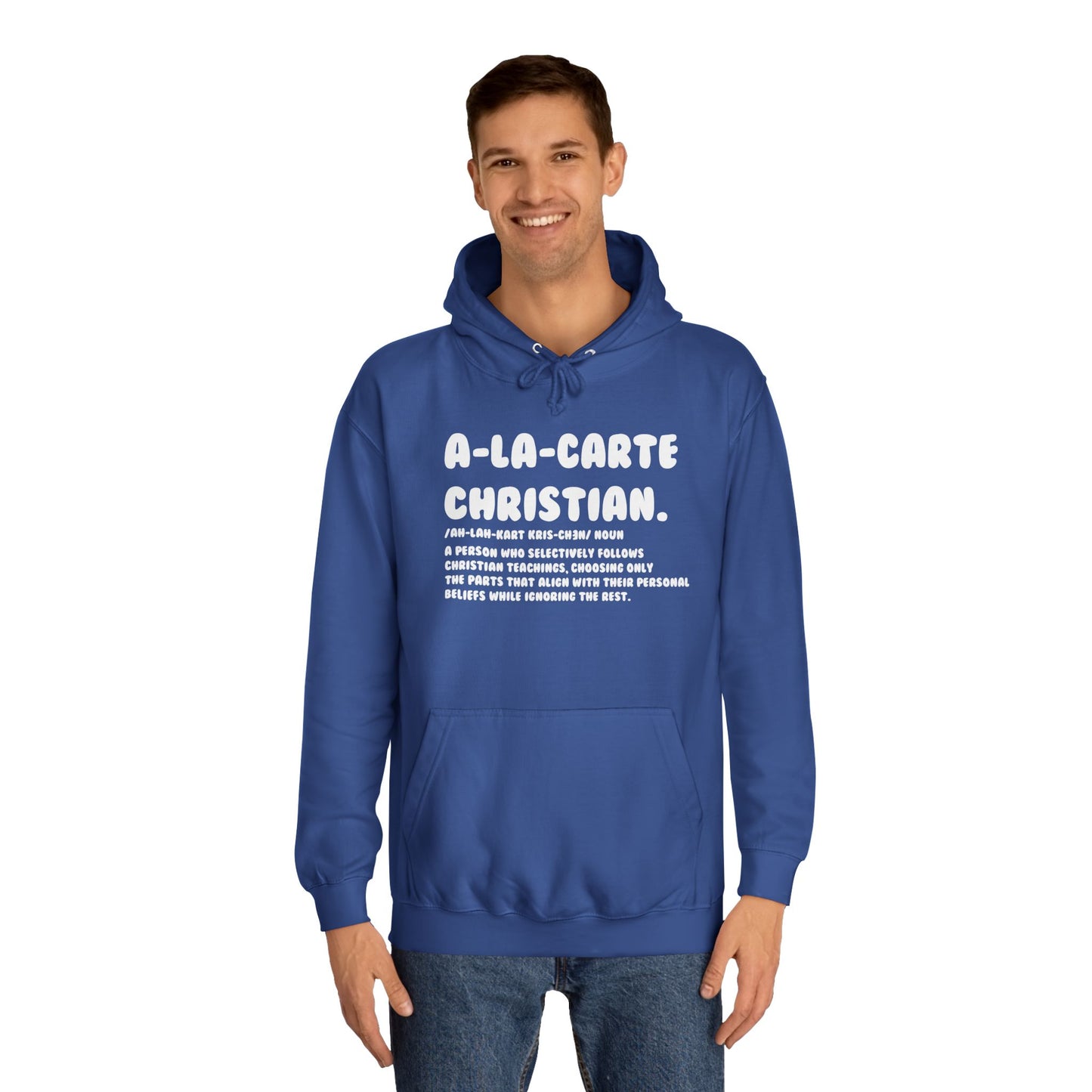 A La Carte Christian Hoodie - Royal Blue